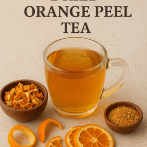 dried orange peel tea