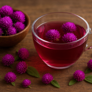 Globe Amaranth flower tea