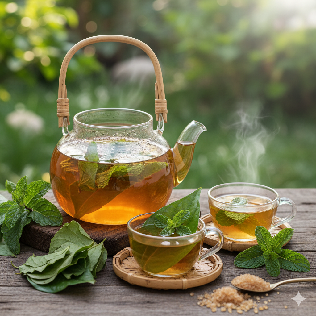 betel leaf mint tea betel leaf mint tea